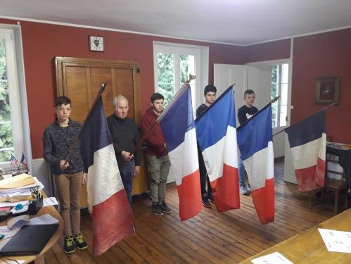 09.03.2018 Belleau - formation porte-drapeau