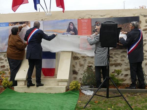 10.11.2018 : inauguration monument aux morts de Saint Agnan