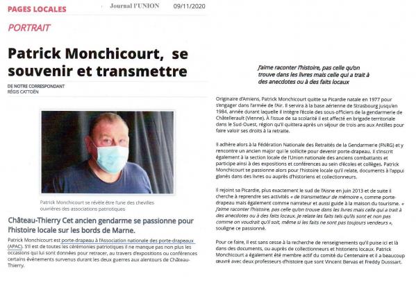 Article lunion patrick monchicourt