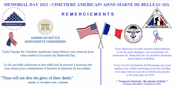 Remerciements memorial day 2022 - cimetière de belleau(02)