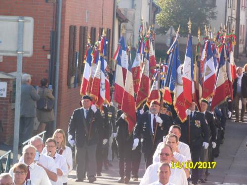 14.10.2017 Naours (62) Fête du St Patron des Porte-drapeaux