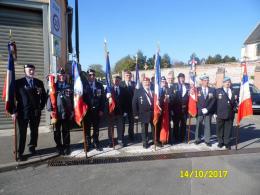 14.10.2017 Naours (62) Fête du St Patron des Porte-drapeaux