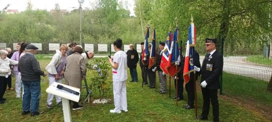 25 04 2025 - ceremonie guerre aldérie $ Tunisie, Maroc - ehpad emeis Les Fables - Brasles