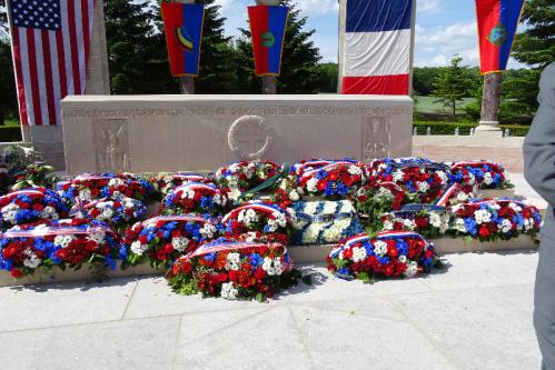 27.05.2018 : Memorial Day, cimetière Oise-Aisne de Seringes et Nesles